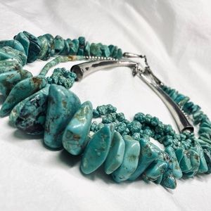 Turquoise Statement Necklace, Fair Trade